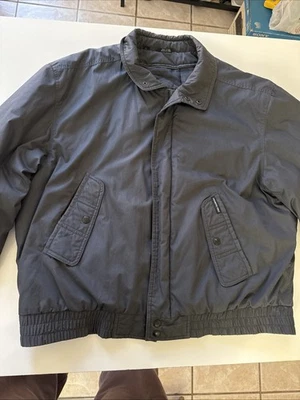 Vintage men's Members Only puffer coat L navy blue 1980's winter jacket - Image 1 of 4