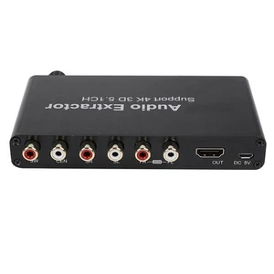 4K 3D 5.1 Channel Extractor Converter 100-240V EU Plug CB - Afbeelding 1 van 17