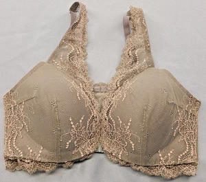 Reggiseno Spanx Undetectible rosa pizzo chiusura frontale taglia S/P - Foto 1 di 7