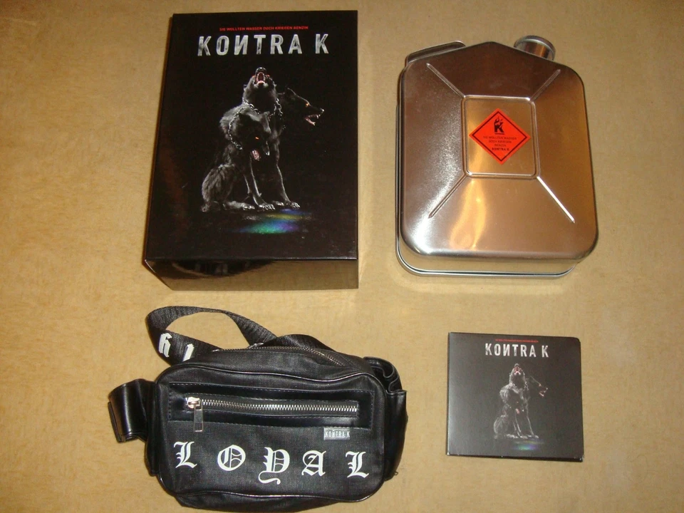 KONTRA K - Sie Wollten Wasser Doch Kriegen Benzin (LIMITED BOX-SET unvollständig - Bild 1 von 1