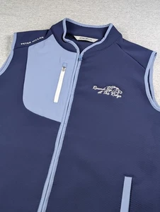 Chaleco de rendimiento Peter Millar Crown Sport Squallblock azul marino mediano para hombre - Imagen 1 de 10