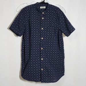 LC Waikiki Boys Size 10-11 Years Old Short Sleeve Blue Button Up Shirt Casual - Picture 1 of 7