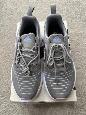 Zapatillas Adidas Swift Run 23 J 5Y Big Kid Gris y Rosa Foto 1 de 4