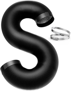 4" 5" 6" PVC Flexible Ducting Hose Ventilation,1M 2M 3M 5M, Fume&Dust Extraction - Picture 1 of 20