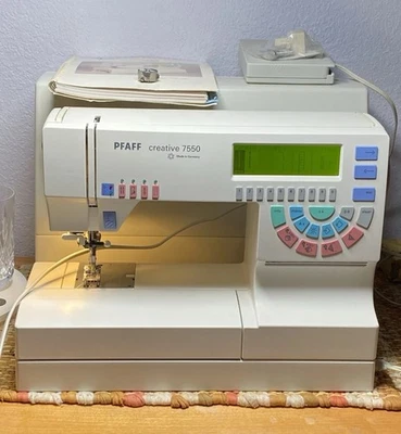 Pfaff Creative 7550 Embroidery And Sewing Machine Excellent - Image 1 of 4