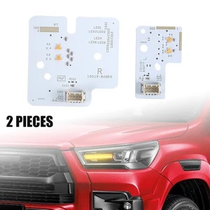 Amber DRL Light Headlight LED Board Chips For Toyota Hilux Revo 2021-2023 2024 - Picture 1 of 9