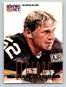 1991 Pro Set - Legends Mike Webster #701 Pittsburgh Steelers - Picture 1 of 2