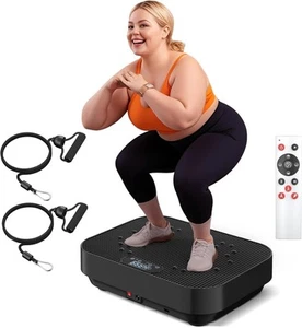 Plate Exercise Machine Lymphatic Drainage, Portable Full Body Vibration Platfor - Picture 1 of 9