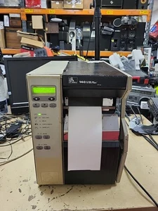 Imprimante d'étiquettes thermique industrielle Zebra 140XiIII Plus - non entièrement testée (réf 2) - Photo 1/24