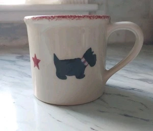 Hartstone Pottery USA Starbucks Barista Mug Cup Scottish Terrier Scottie Dog EUC - Picture 1 of 6