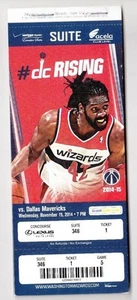 Boleto de la suite Washington Wizards vs Dallas Mavericks 2014 19/11 Nene - Imagen 1 de 1