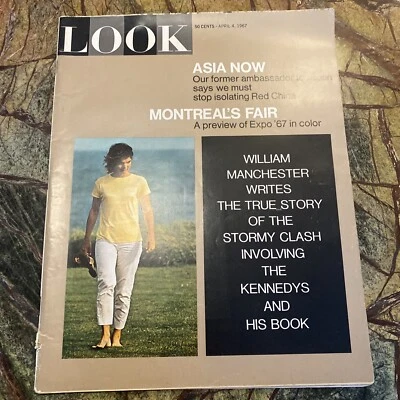 1967 Look Magazine: Jacqueline Kennedy - William Manchester's Book on Kennedys - Image 1 of 3