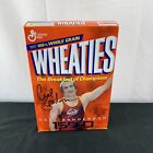 Full  Wheaties Cereal Box 18 oz. 2002 Cael Sanderson Iowa State Wresting AUTO