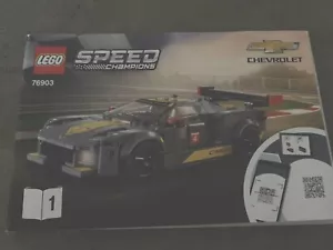 Lego Speed Champions 76903 Chevrolet Instruction Manual #1 Only - Picture 1 of 3