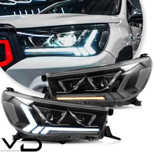 VLAND LED Headlights Projector w/Animation For 2015-2019 Toyota Hilux Vigo Revo - Picture 1 of 21