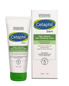 Cetaphil Daily Advance Ultra Hydrating Lotion for Dry , Sensitive Skin , 100g - Picture 1 of 6