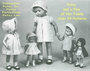 Pour poupées Patsy et famille - livret de plus de 24 motifs - Photo 1/1