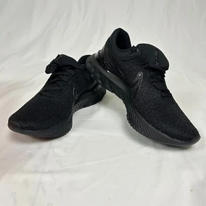 Scarpe Nike React Infinity Run FK 3 Triple Black DH5392005 nuove con scatola da uomo nuove - Foto 1 di 7