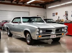 1966 Pontiac GTO Silver Classic Collectors Premium Custom Photo Print 13" x 19" - Picture 1 of 1