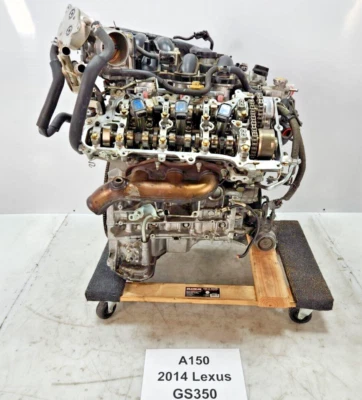 ✅ 2013-2015 OEM Lexus GS350 IS350 RC350 3.5L V6 RWD Engine Motor Long Block 113k - Image 1 of 4