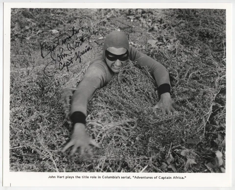 John Hart Captain Africa Actor Autographed 8"x10" Photo w/COA WWE5-18 Cover