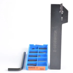 MGEHR2020-2+10pcs MGMN200-G PC9030 CNC External slot Groov turning tool holder - Picture 1 of 6