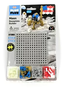 Plus-Plus Moon Baseplate Building Set with Glow-in-the-Dark Pieces, Ages 5-12 - Picture 1 of 2