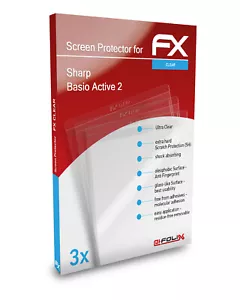 atFoliX 3x Pellicola Protettiva per Sharp Basio Active 2 chiaro - Foto 1 di 7