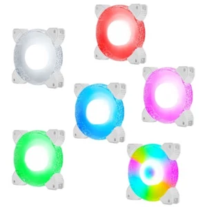 PC Case Fan CPUs Coolers Colorful Chassises Radiators System 120mm RGBs Cooling - Photo 1/9