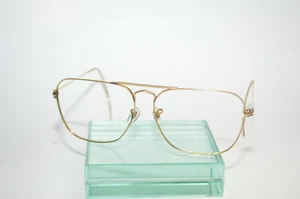 Vintage B + L Ray-Ban Aviator Sunglass/Eyeglass Frames 1/10 12K GF Square - Picture 1 of 3
