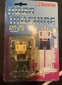 Vintage Tonka Bandai Transformer GOBOTS Robo Machine RM-25 F15 Eagle Dark Go Bot - Picture 1 of 4