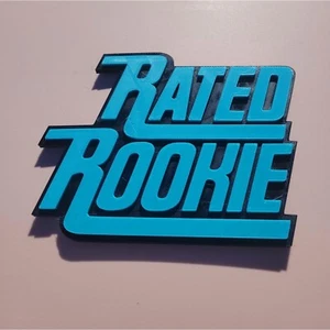 Donruss Baseball Card Rated Rookie Logo Sign – Custom Vintage-Inspired Wall Art - Picture 1 of 2