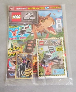 LEGO Jurassic World Park Magazine N°7 + Polybag Figurine Raptor - Neuf Scellé - Picture 1 of 6
