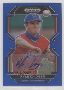 2022 Panini Prizm Draft Picks Blue Prizm Auto /99 Kyle Crigger #PDP202 Auto