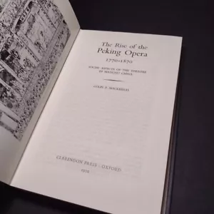 Der Aufstieg der Pekingoper 1770-1870 von Colin Mackerras - Hardcover - 1972 - Bild 1 von 15
