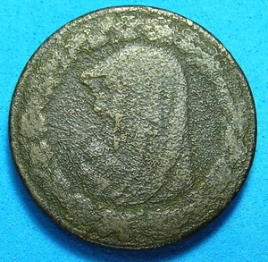 1787 Anglesey Wales Druid Penny Token, Free Shipping for Additional Purchases - Bild 1 von 2