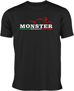 Monster T-Shirt für Ducati Fans und Italian Motorbike Fans