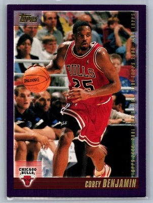 2000-01 Topps Corey Benjamin #86 Chicago Bulls - Image 1 of 2