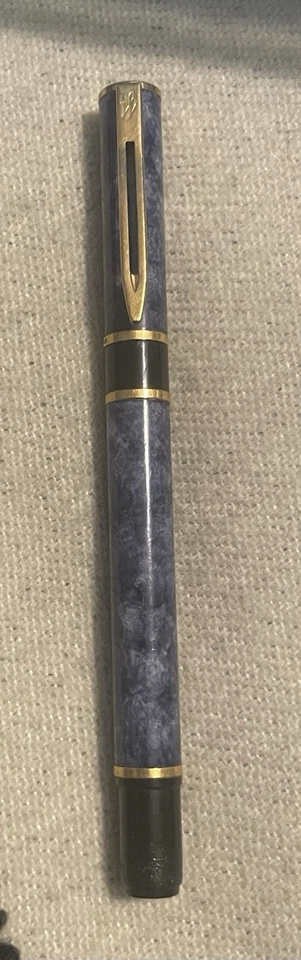 Waterman Laureat MK II Fountain Pen GP Medium Nib, Aqua Blue/Gt, Converter - Image 1 of 4