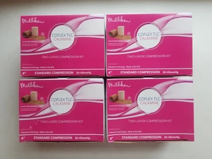 4 scatole Milliken Coflexx TLC Calamina kit compressione 2 strati 4", 30-40 mmHg nuove con scatola - Foto 1 di 1