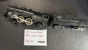 American Flyer 307 Reading Lines Vintage S Gauge Steam Locomotive & Tender. - Picture 1 of 19