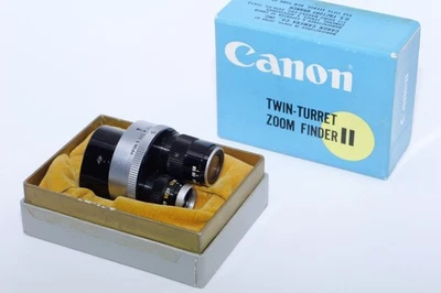 Canon Rangefinder Universal Twin Turret Zoom Finder II. 35-135mm. BOX. Canon 7Sz - Image 1 of 4