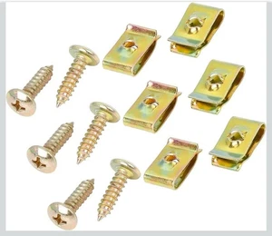 Juego de 20 Tornillos Clip U Universal 4.2x16mm Surtido - Tono Bronce - Imagen 1 de 6