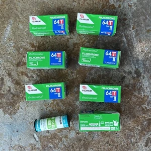 8 Rolls 64T FUJIFILM FUJICHROME 64T Type II TUNGSTEN SLIDE FILM Expired 11/04 - Picture 1 of 2