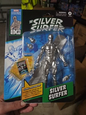 Figura de acción Silver Surfer Fantastic Four serie Marvel Legends Foto 1 de 2