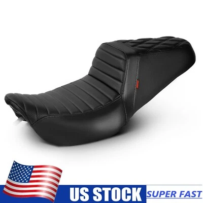 1997-2007 For Harley Road King Step-up Seat Driver Passenger Backrest Cushion - Imagem 1 de 4