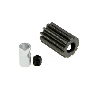 Engranaje de piñón de acero GDS Racing M0.8 11T para eje de 1/8" (3.175 mm) y 5 mm - Imagen 1 de 4