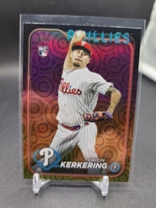 Orion Kerkering 2024 TOPPS SERIES 2 SUMMER HOLIDAY ROOKIE FOIL #520 PHILLIES - Picture 1 of 2