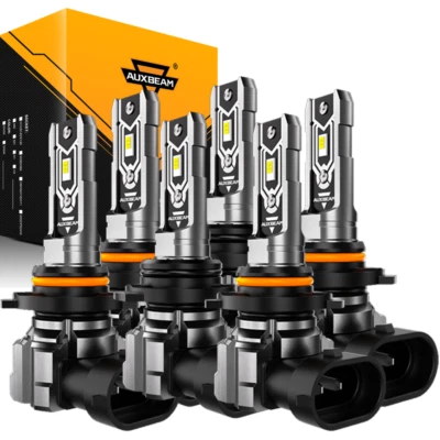 AUXBEAM For GMC Sierra 1500 2500 HD 3500 2001-2006 LED Headlight Fog Light Bulbs - Image 1 of 4