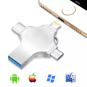 1TB 64GB USB 3.0 Flash Drive Memory Stick Typ C OTG Daumenaufbewahrung für iPhone PC - Bild 1 von 12